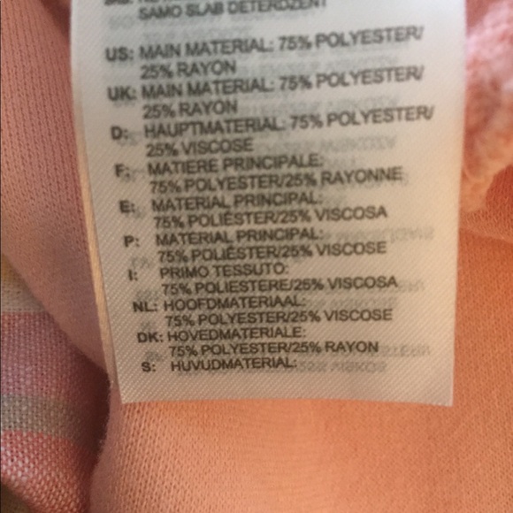 Adidas Climalite Peach Triple Striped Pullover Sweatshirt Sz L - Picture 9 of 11